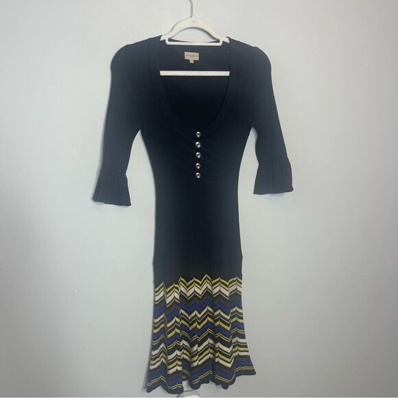 Karen Miller Black Knit dress - Picture 3 of 11